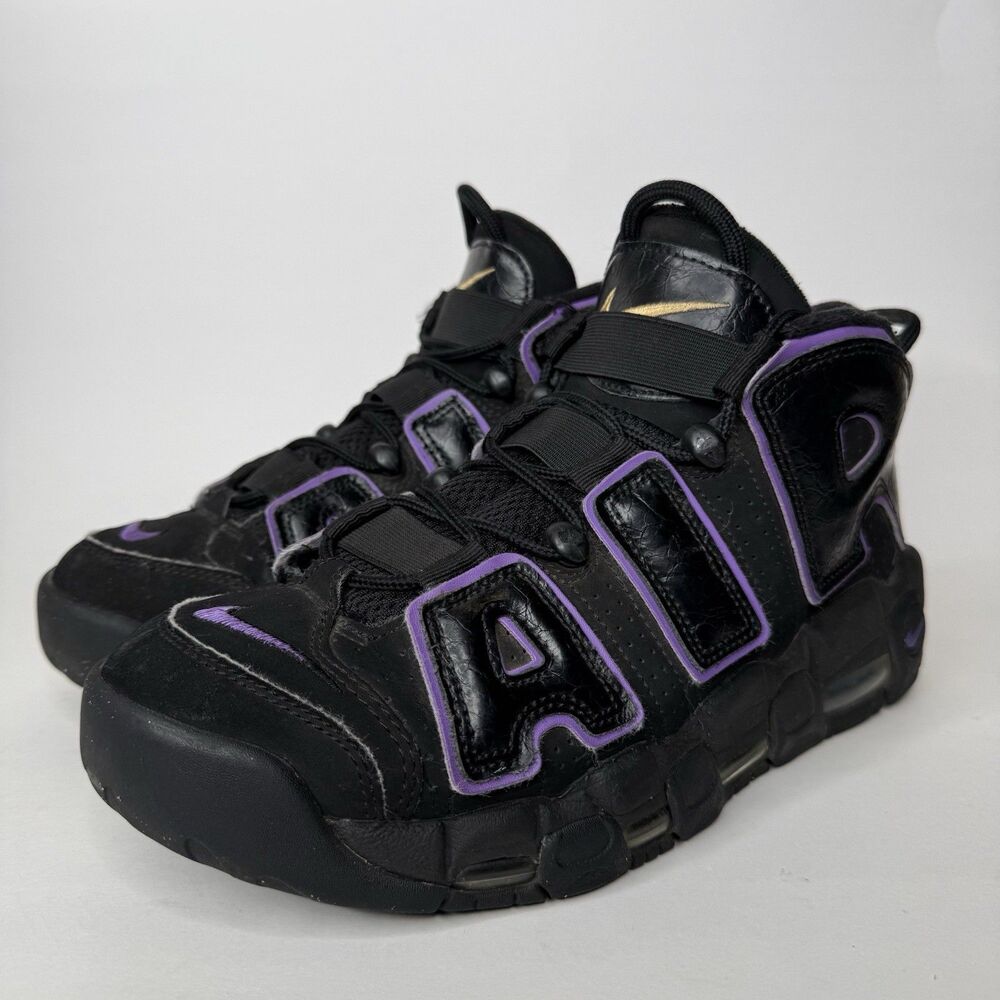 Nike Air More Uptempo 96 Shoes Black Action Grape DV1879-001 Mens Size 8 - Picture 3 of 13
